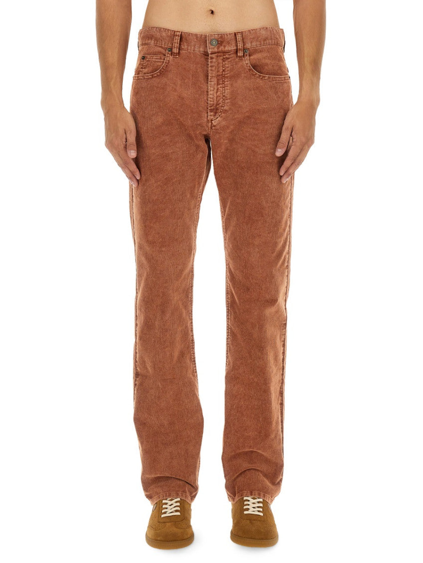 Brown Mid Rise Jeans 1