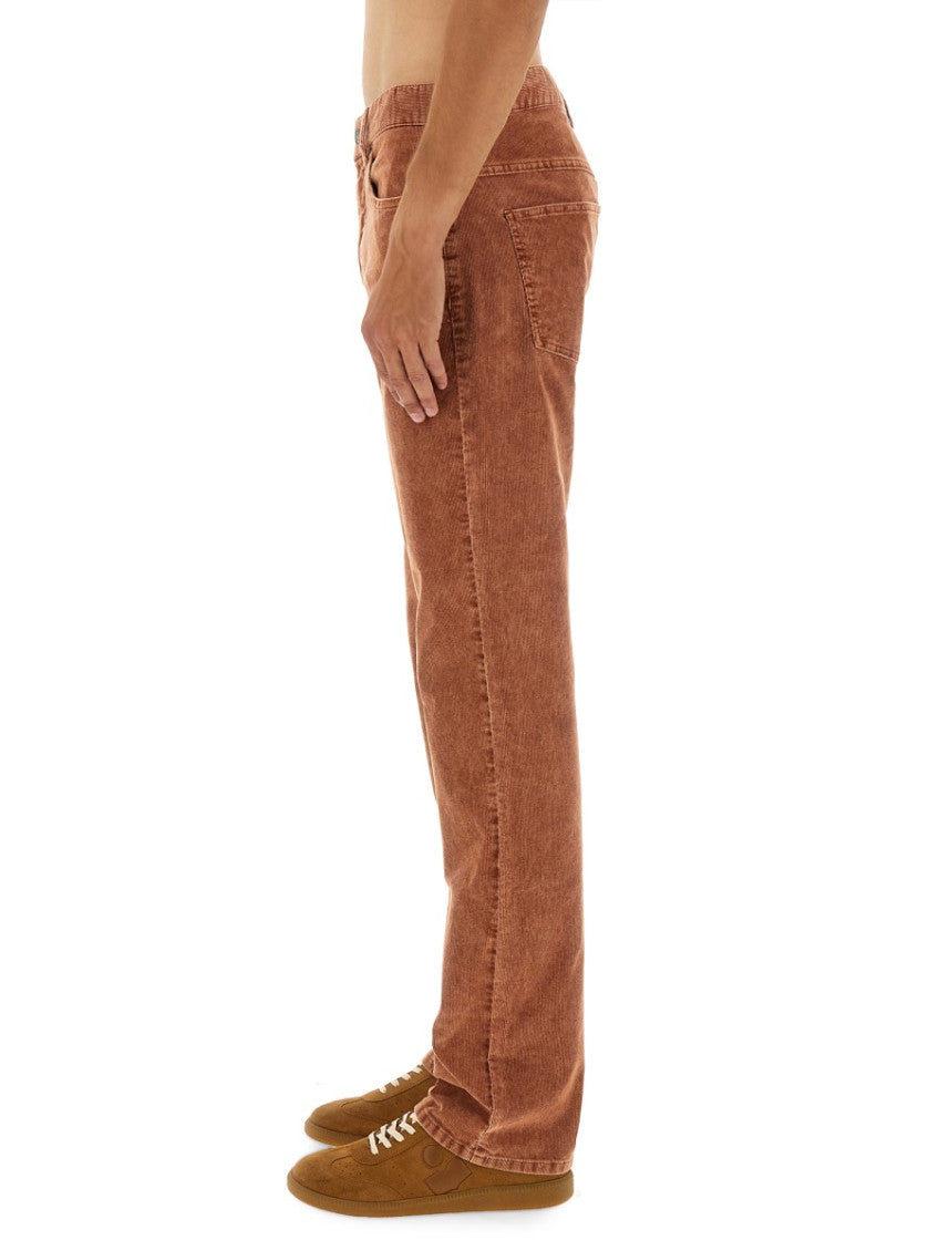 Brown Mid Rise Jeans 3