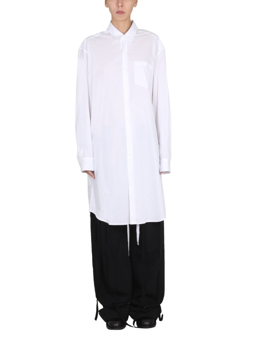 White Oversized Solid Shirt 1