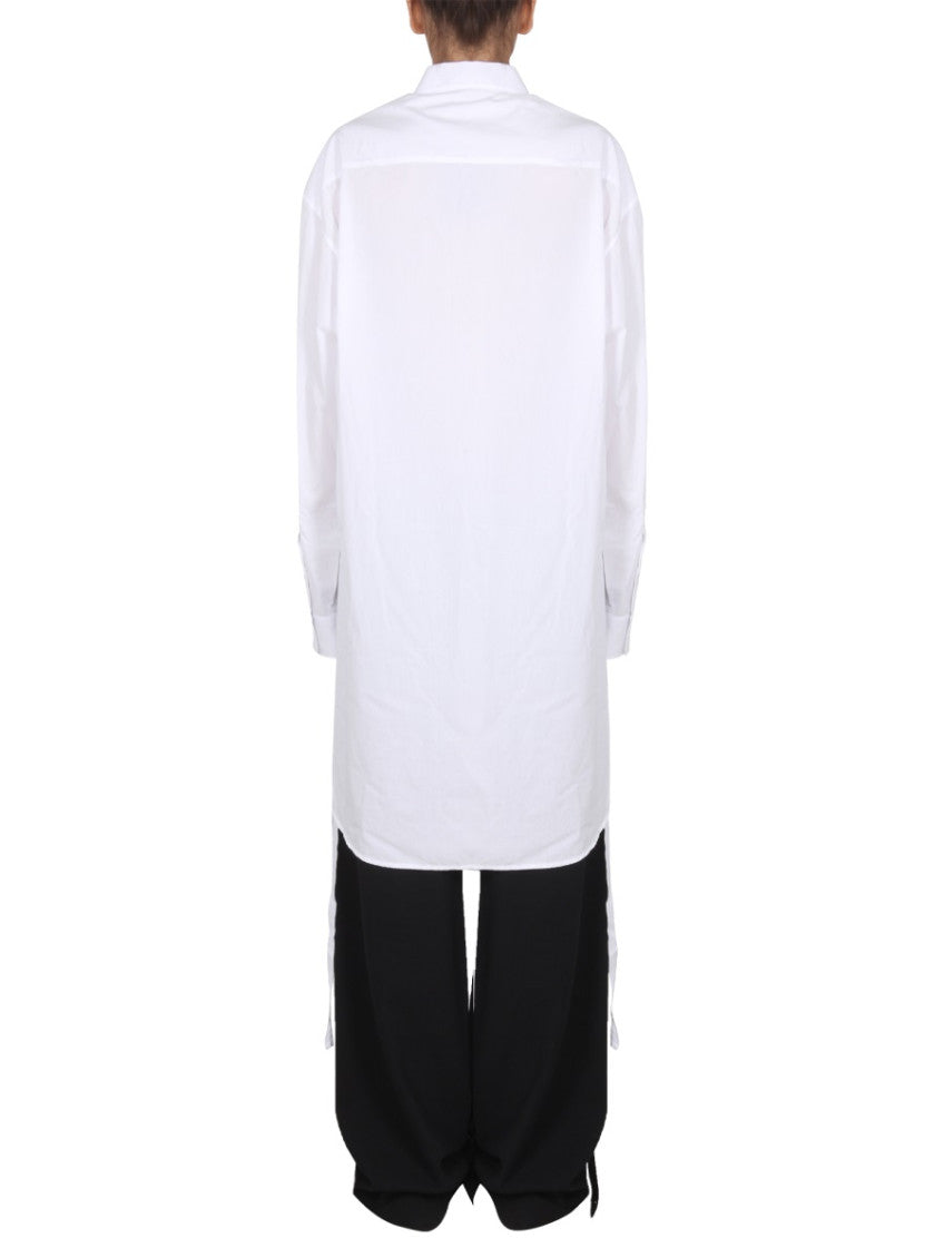 White Oversized Solid Shirt 2