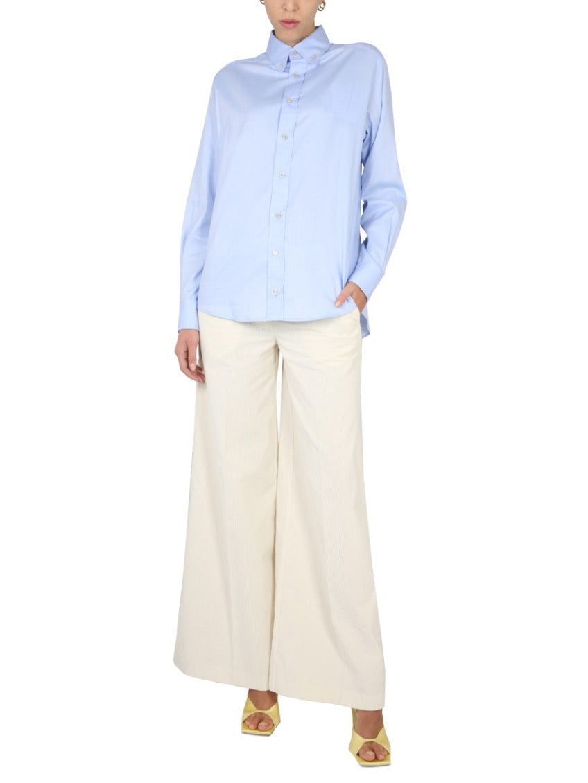 Blue Regular Solid Shirt 4