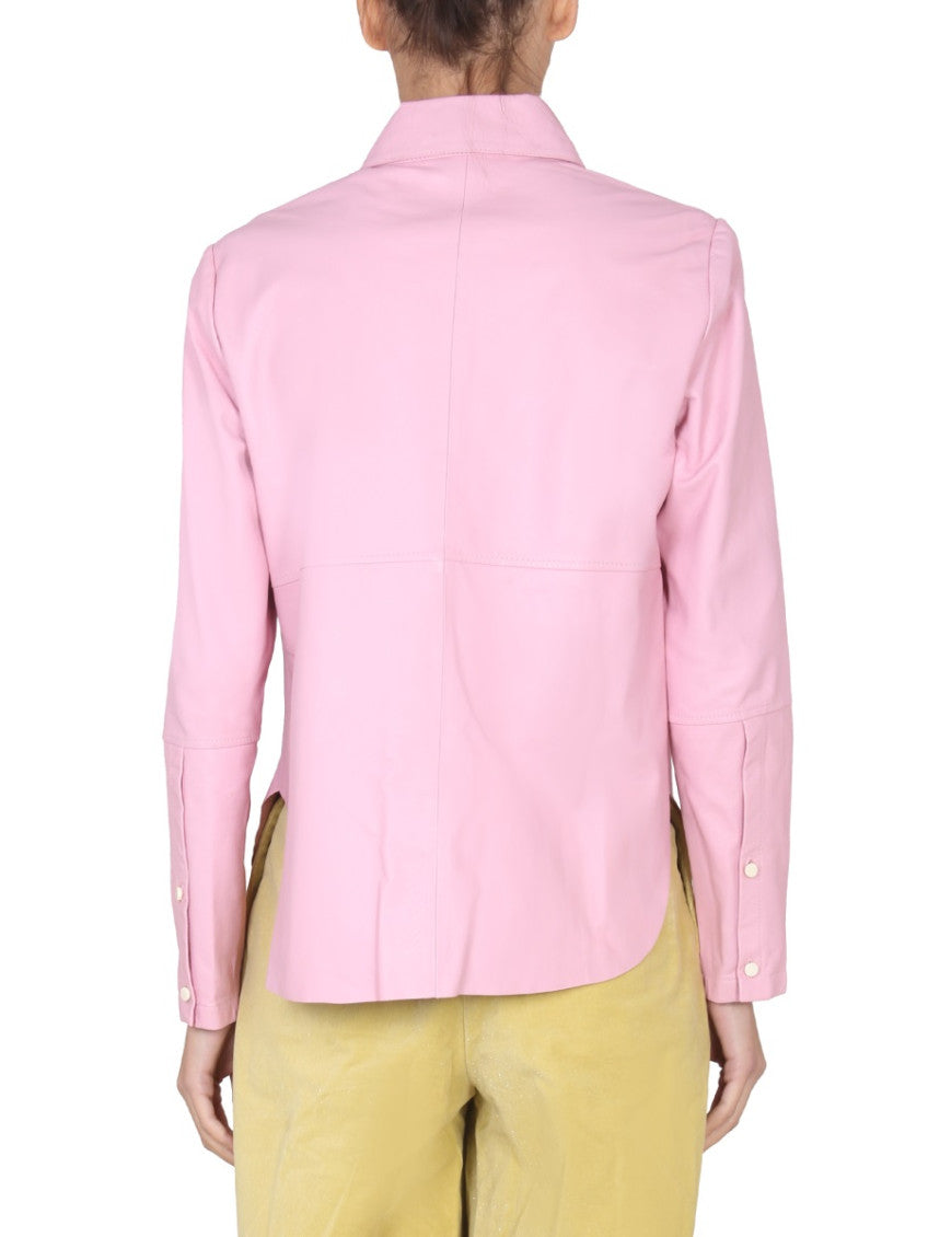 Pink Regular Solid Shirt 2