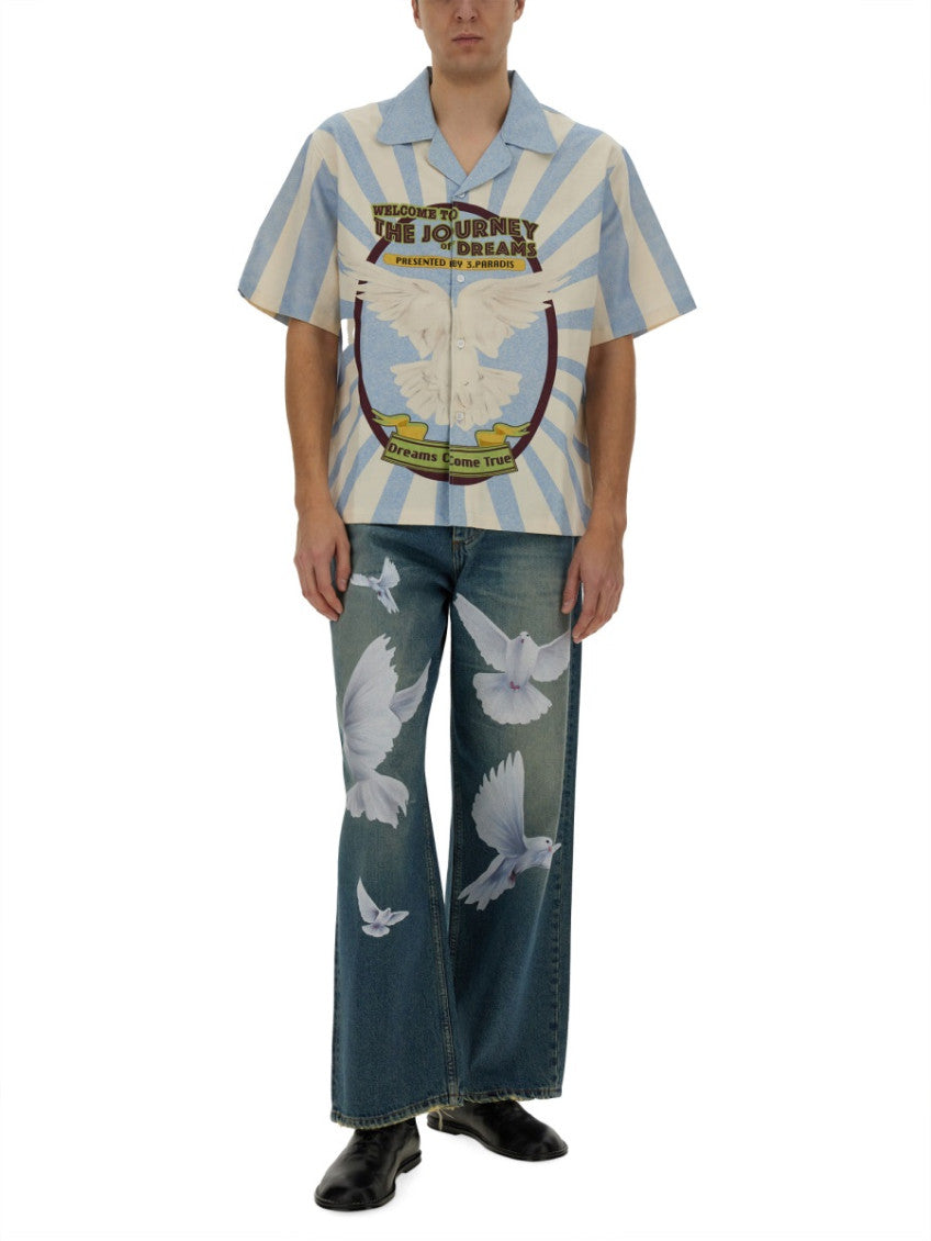 Blue Mid Rise Jeans 2