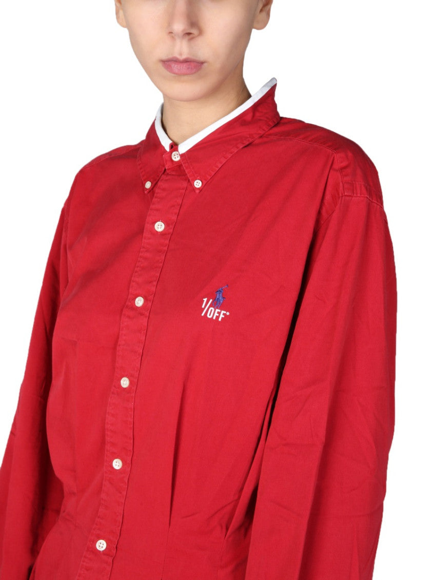 Red Oversized Logo Shirt 3