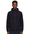 Black Solid Hood Sweatshirt 1