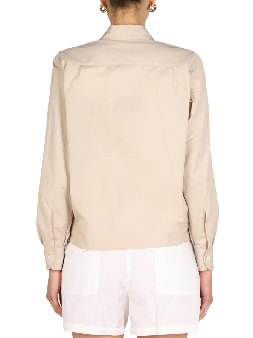 Beige Regular Solid Shirt 2