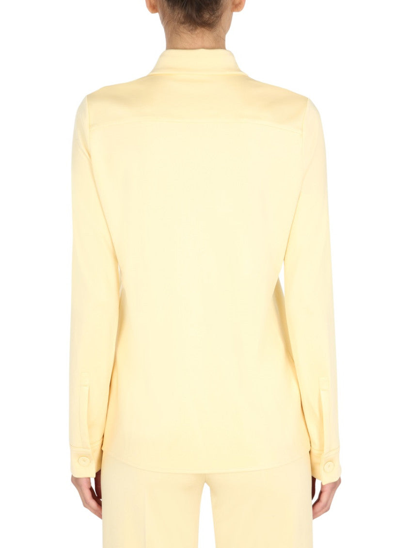 Yellow Regular Solid Shirt 2