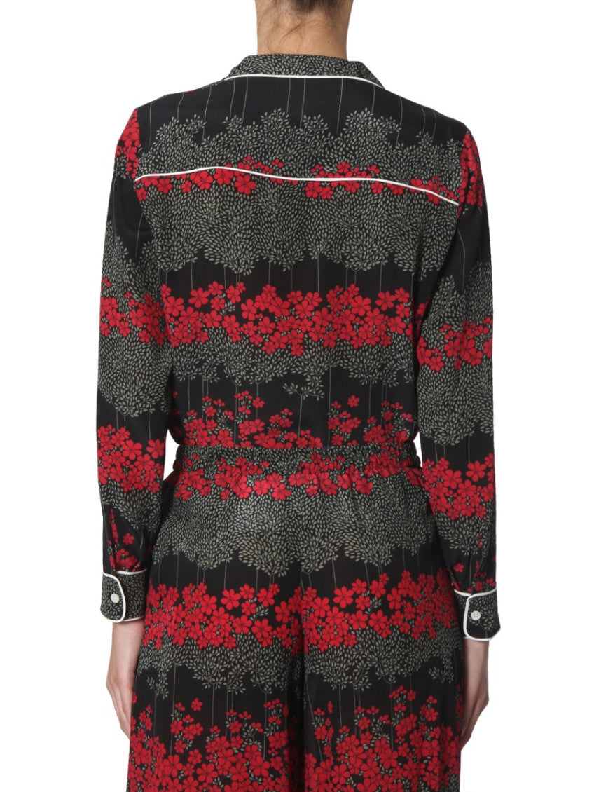 Black Regular Floral Shirt 2