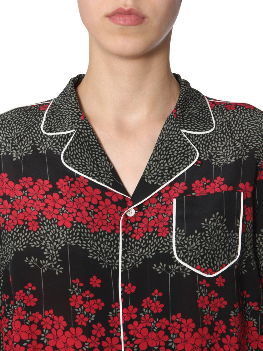 Black Regular Floral Shirt 3