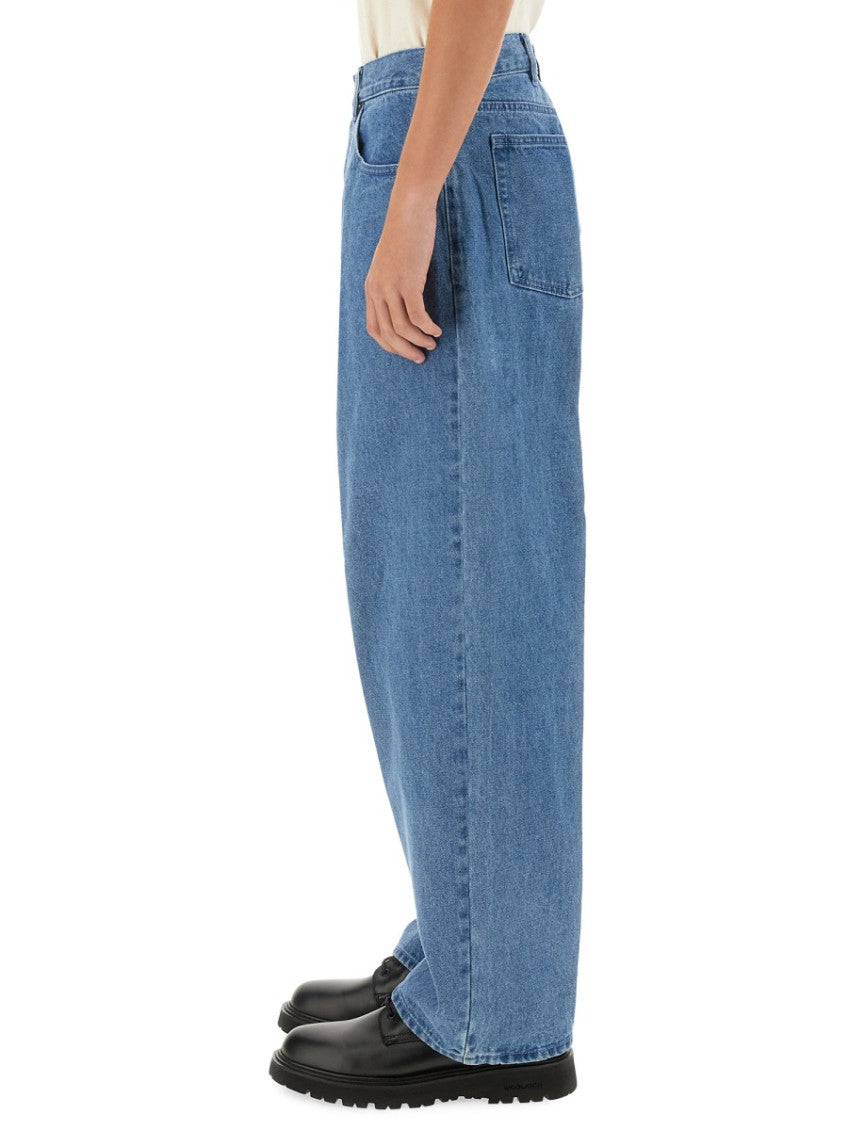 Blue High Rise Jeans 3
