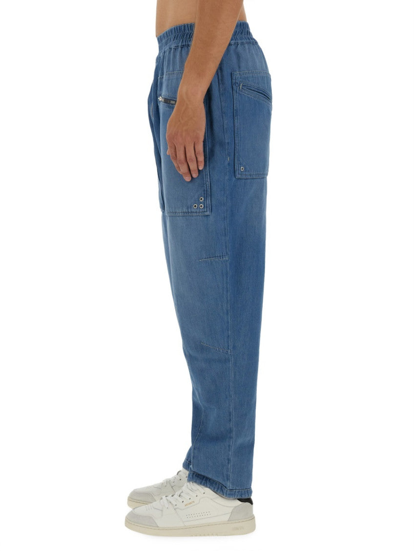 Blue High Rise Jeans 3