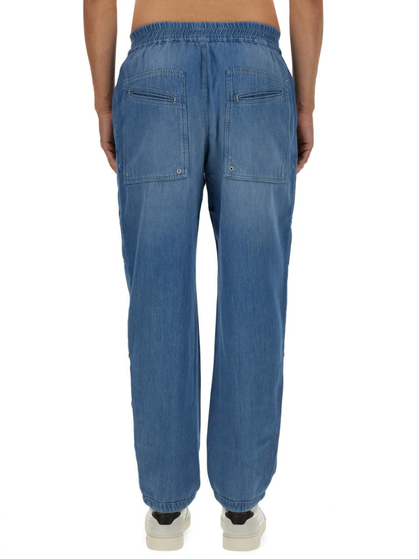 Blue High Rise Jeans 4