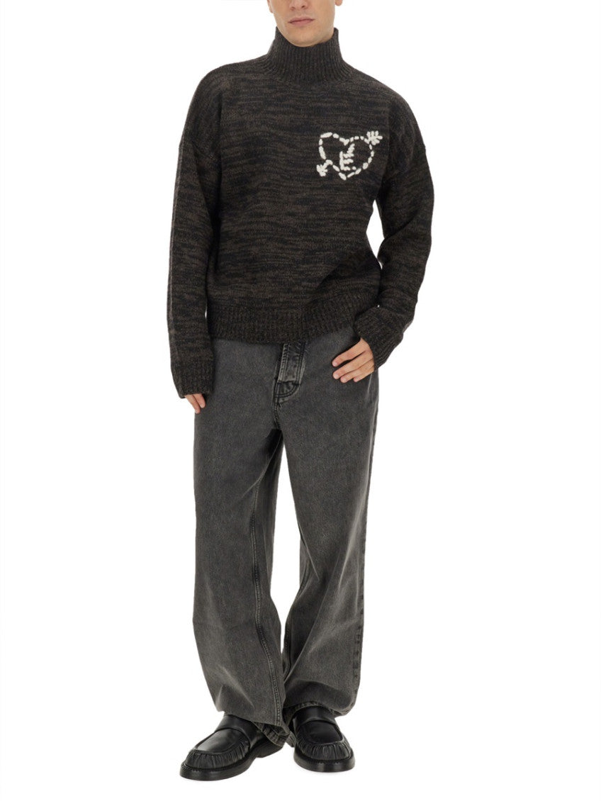 Black Mid Rise Jeans 2