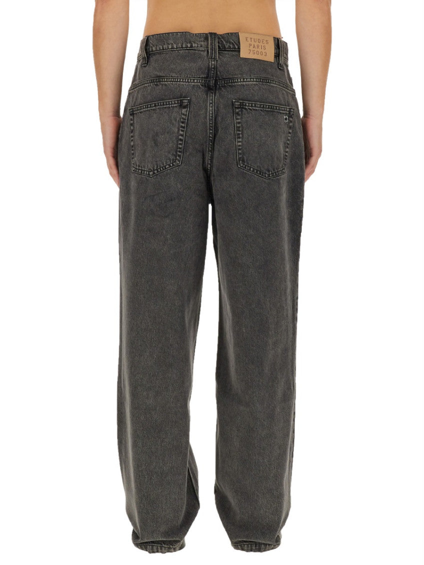 Black Mid Rise Jeans 4