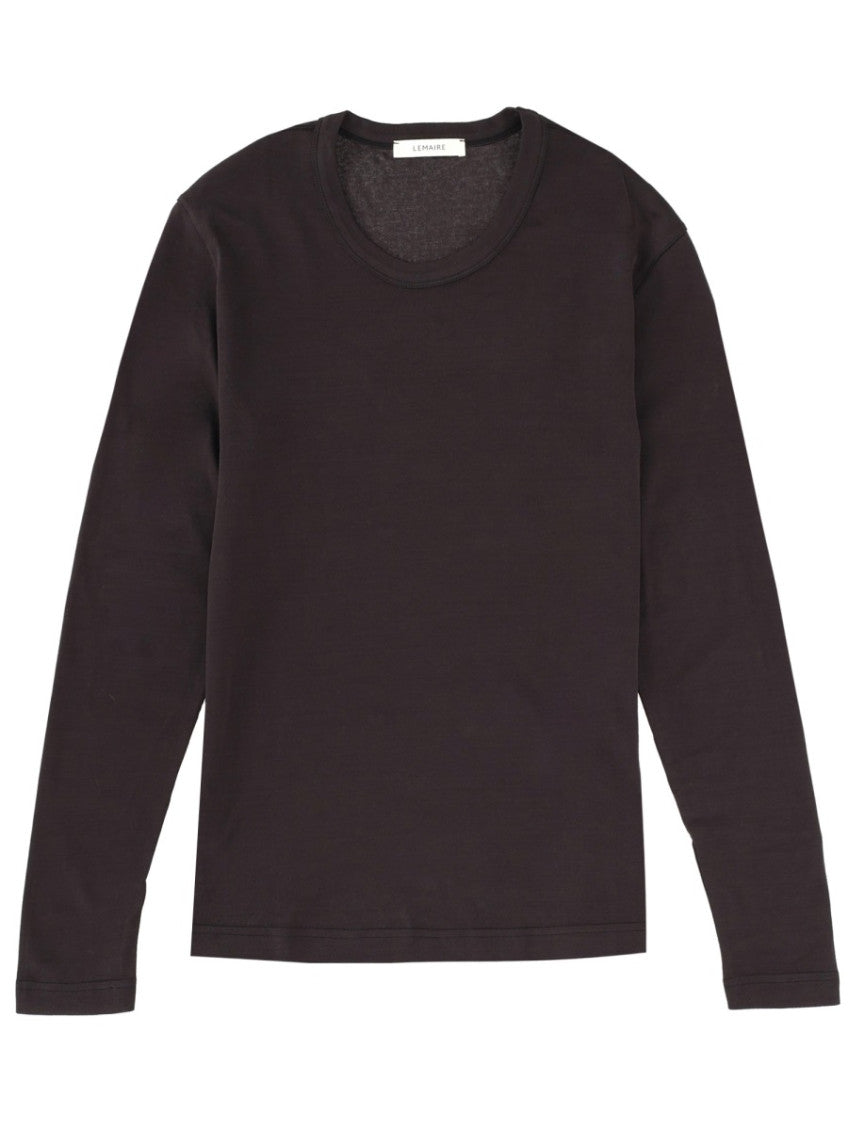 Black Solid Round Neck Top 1