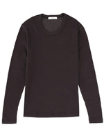 Black Solid Round Neck Top 1