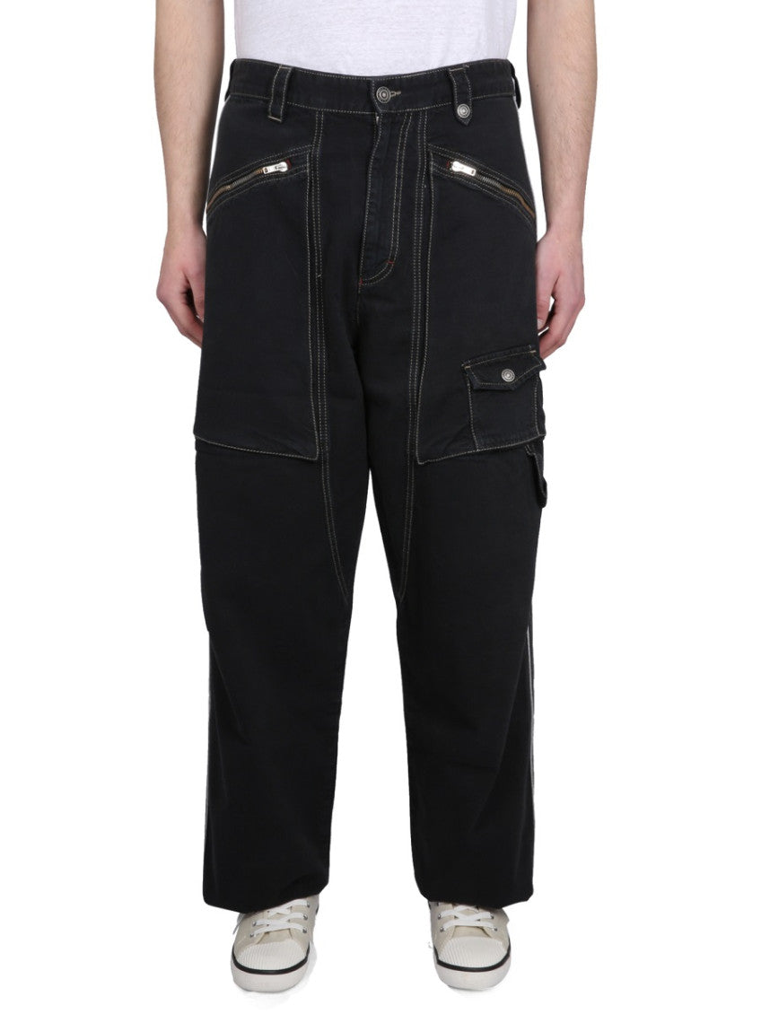 Black Mid Rise Jeans 1