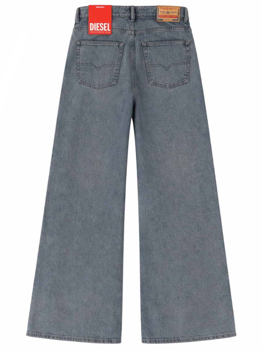 Grey Relaxed High Rise Jeans 2
