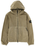 Khaki Solid Hood Jacket 1