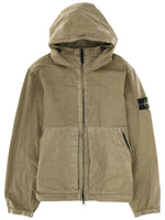 Khaki Solid Hood Jacket 1