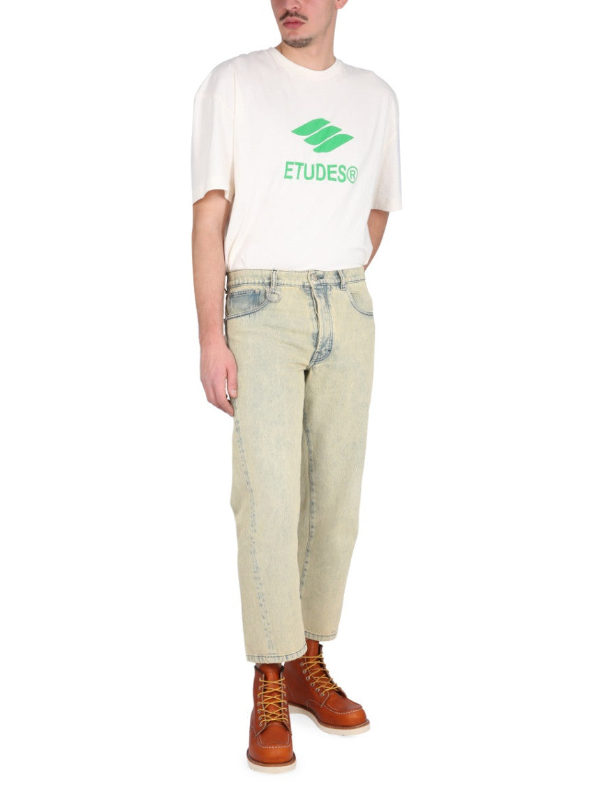 Yellow High Rise Jeans 2