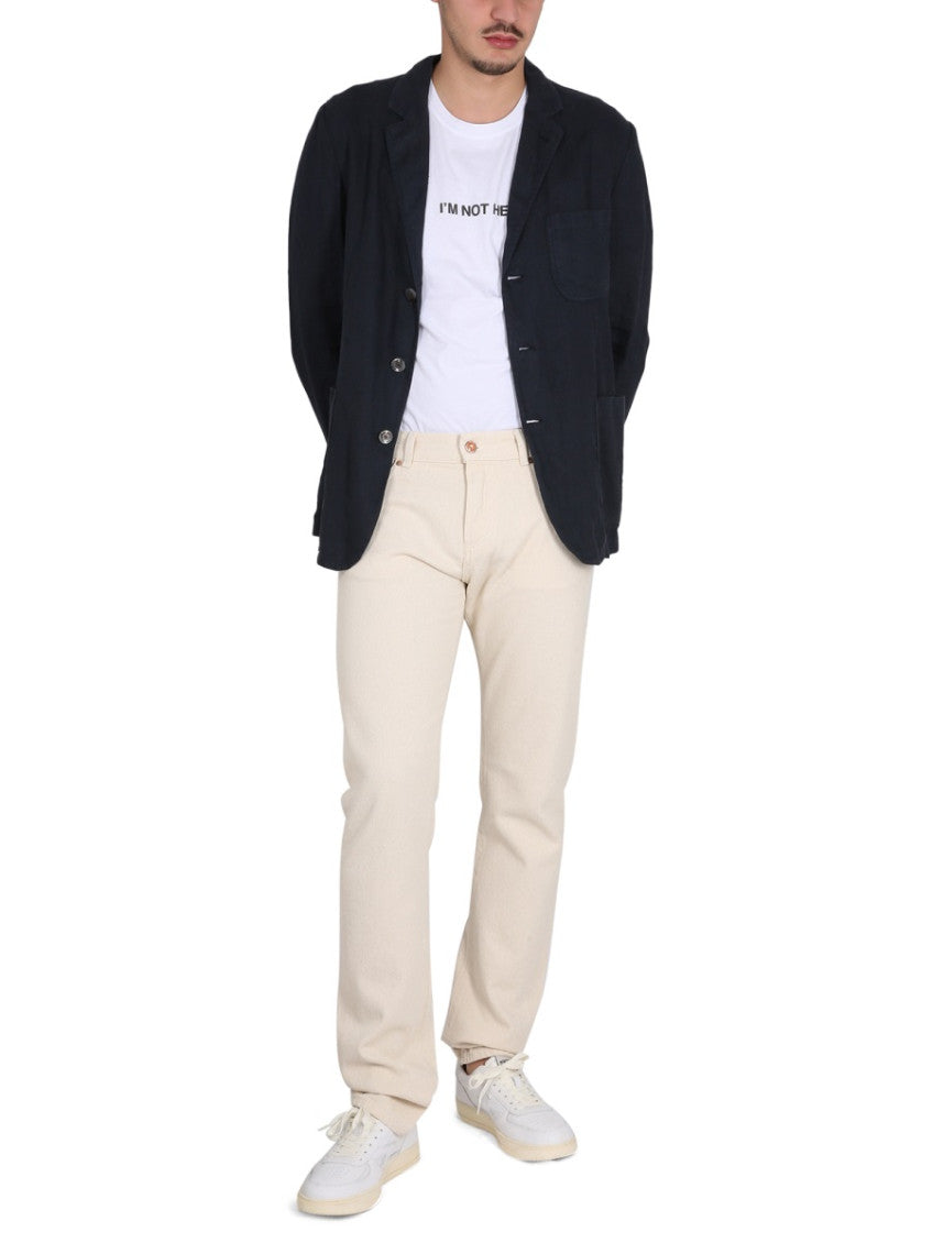 Off White Straight Jeans 2