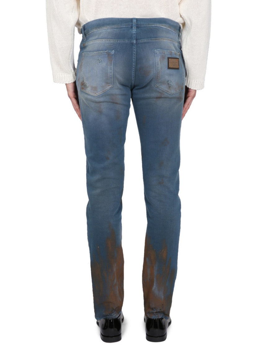 Skinny Mid Rise Jeans 4