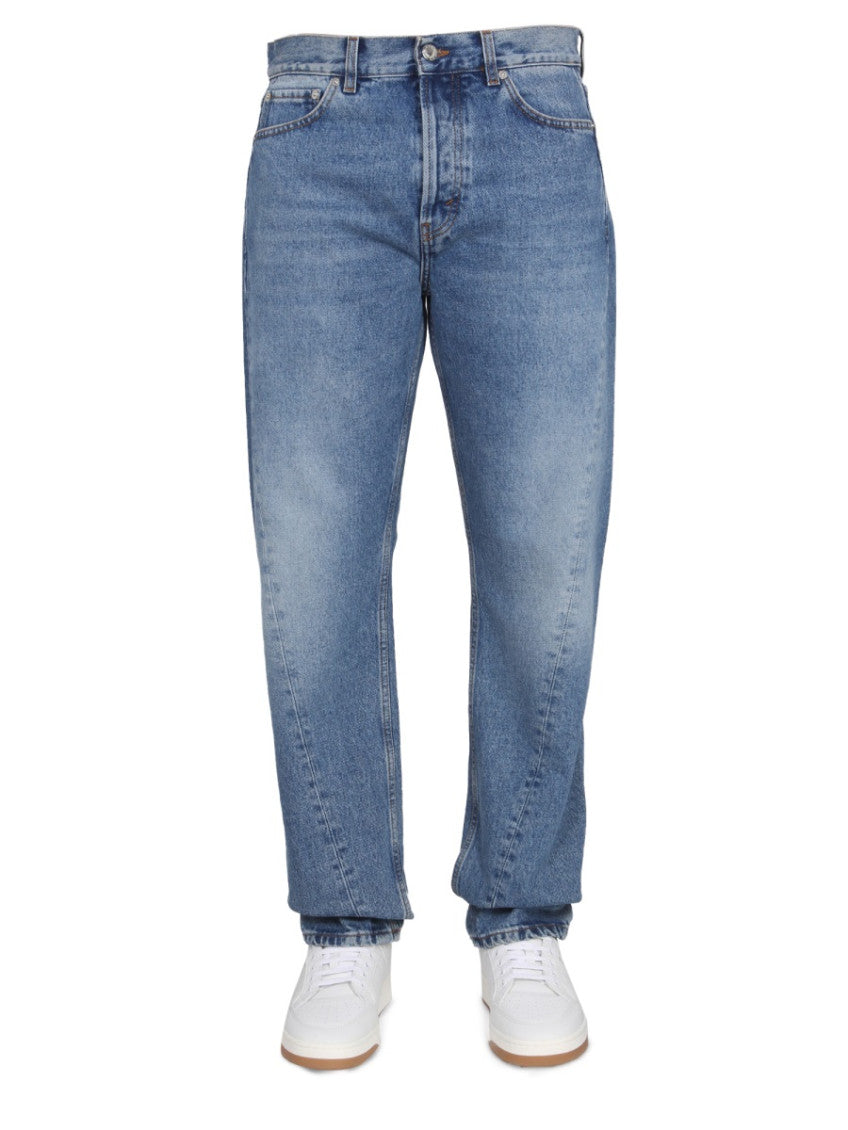 Blue Mid Rise Jeans 1