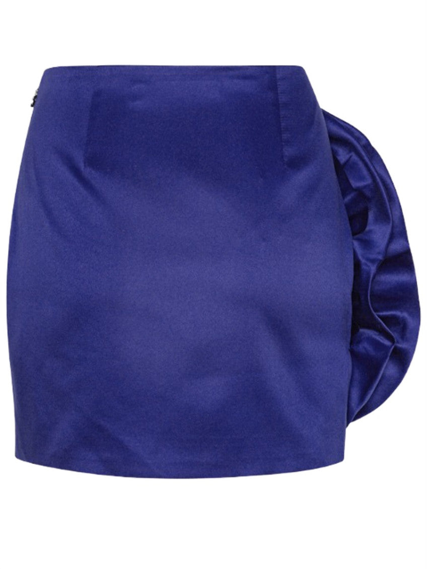 Blue Embellished Mini Skirt 3