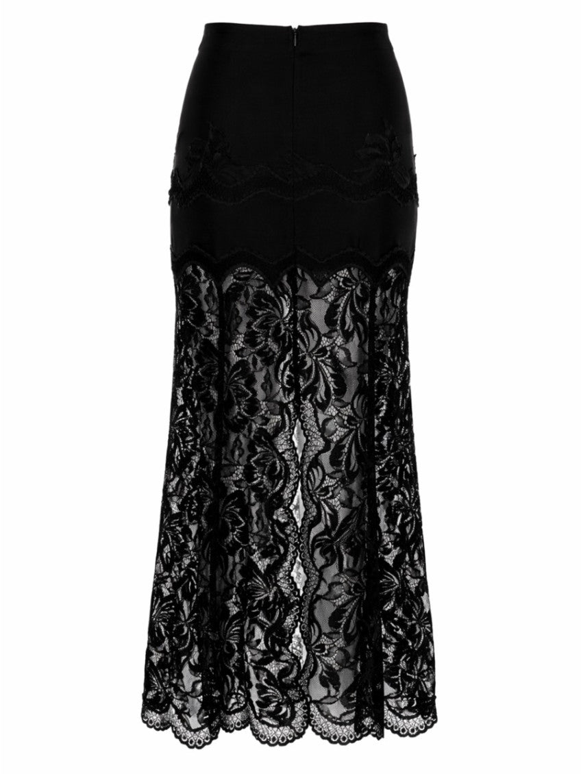Black Lace Maxi Skirt 3