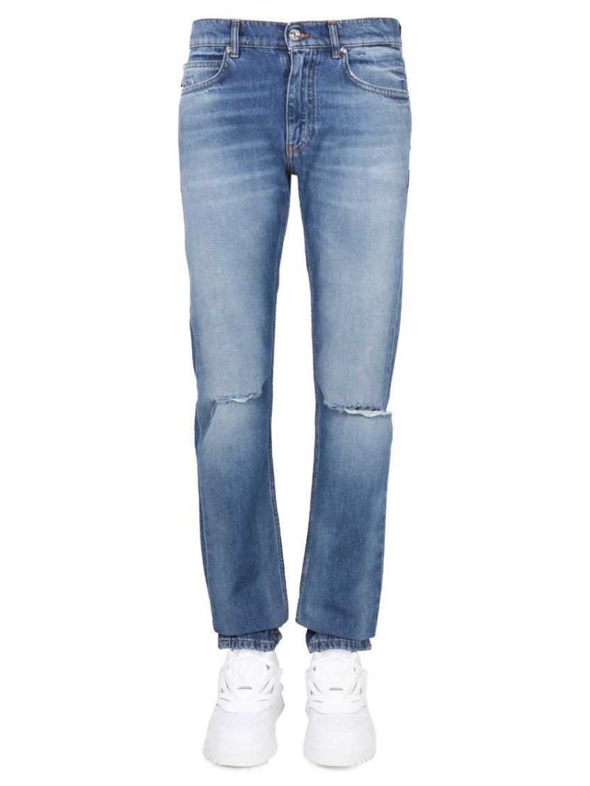 Denim Mid Rise Jeans 1