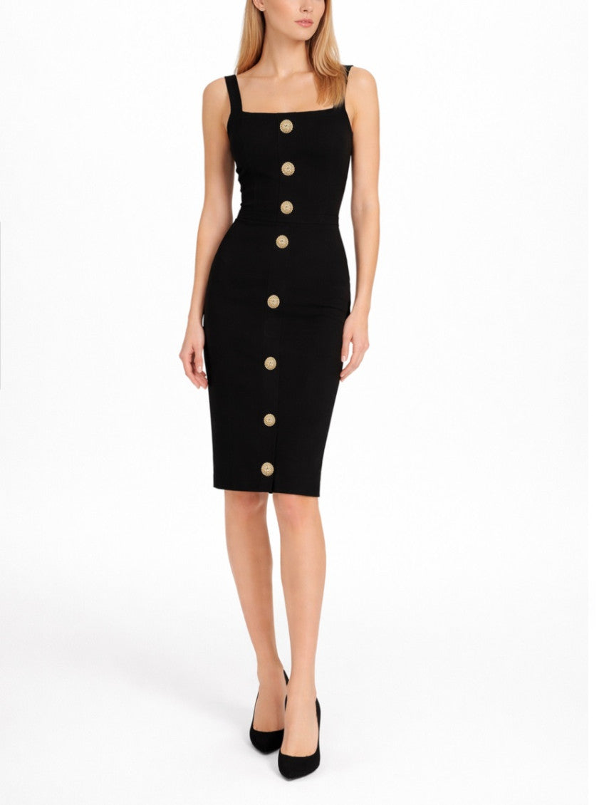 Black Embellished Midi Skirt 2
