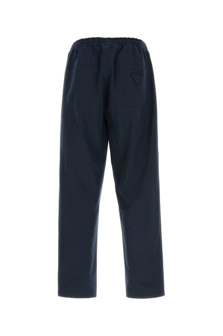 Navy blue cotton pant 2