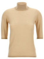 Beige 'Cecina' turtleneck sweater 1