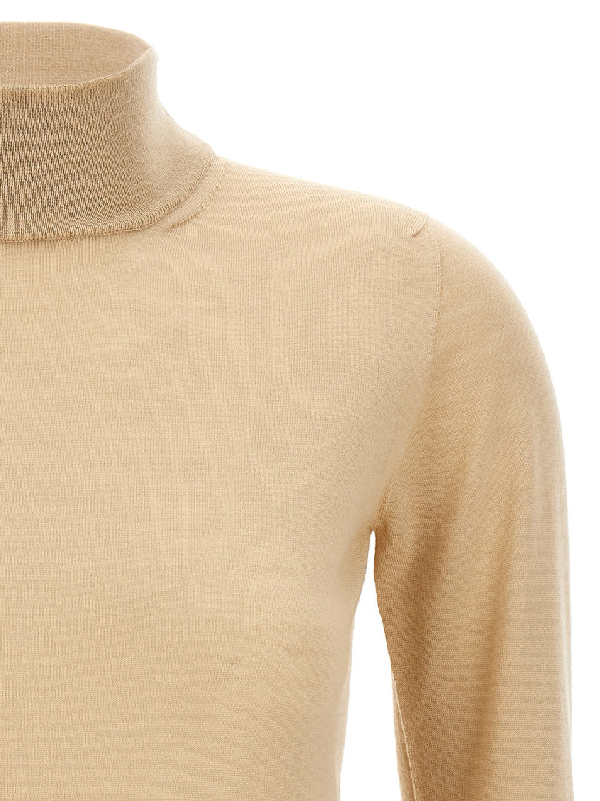 Beige 'Cecina' turtleneck sweater 3