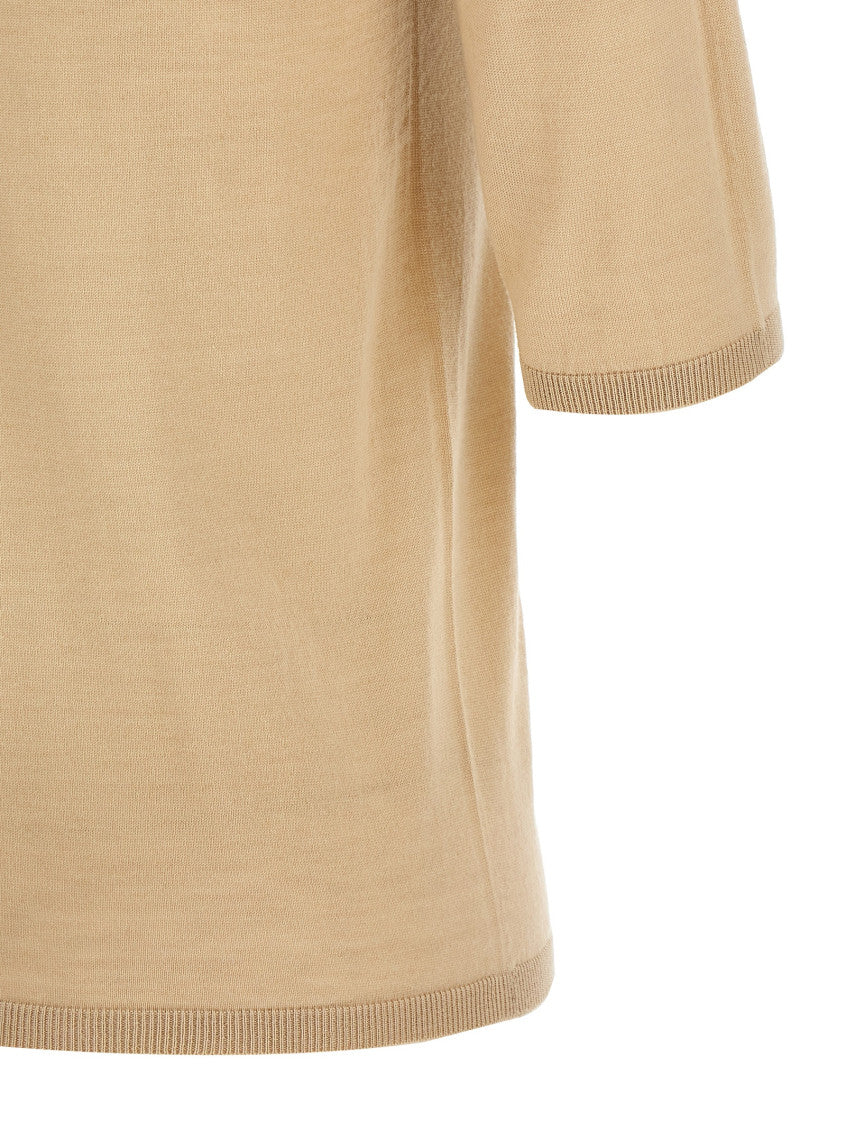 Beige 'Cecina' turtleneck sweater 4