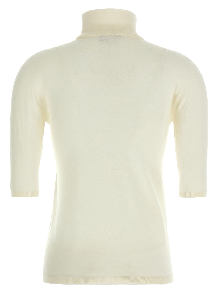 White 'Cecina' turtleneck sweater 2