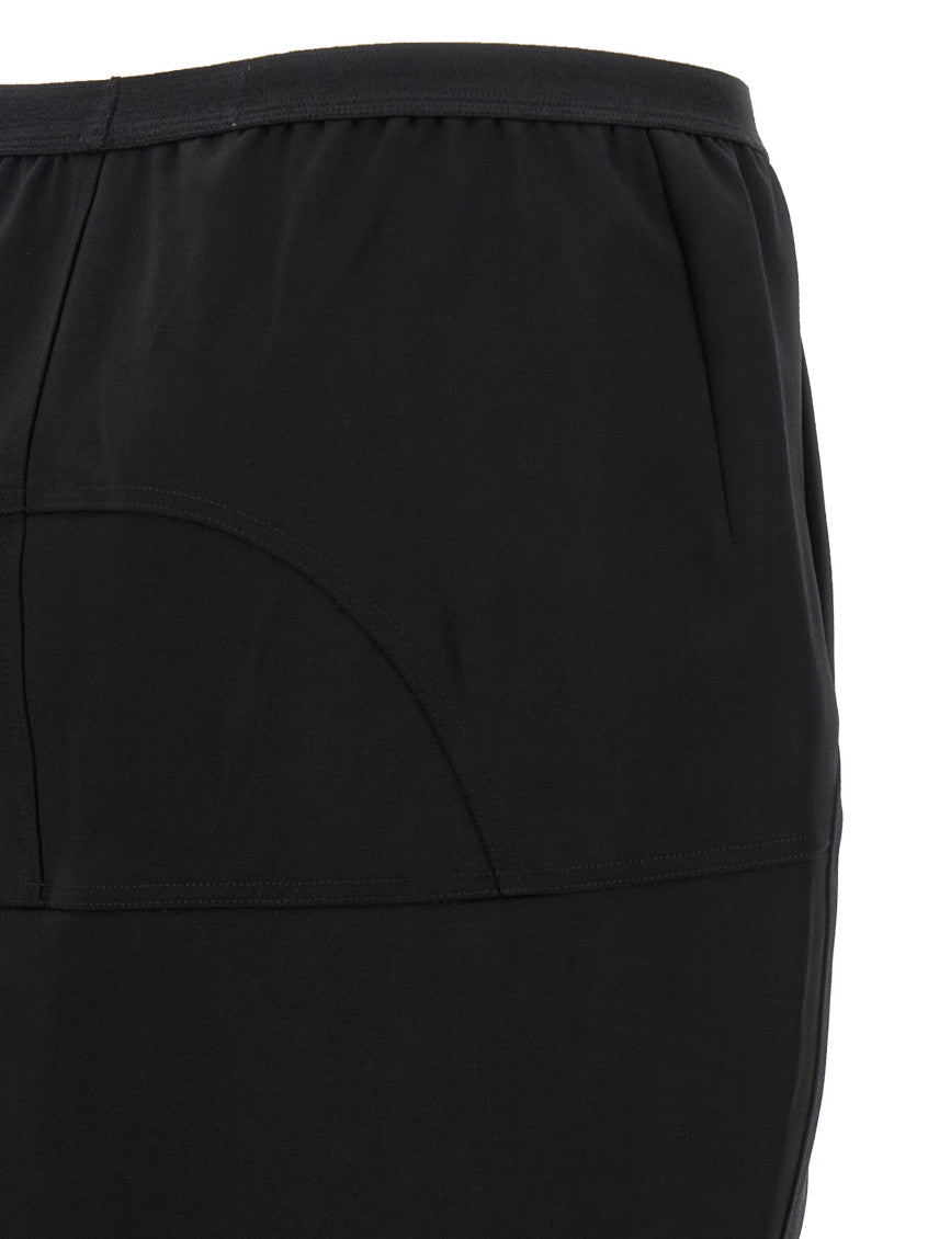 Black 'Soft Pillar Long' skirt 4