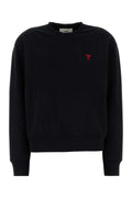 Black Cotton Ami De Coeur Sweatshirt 1