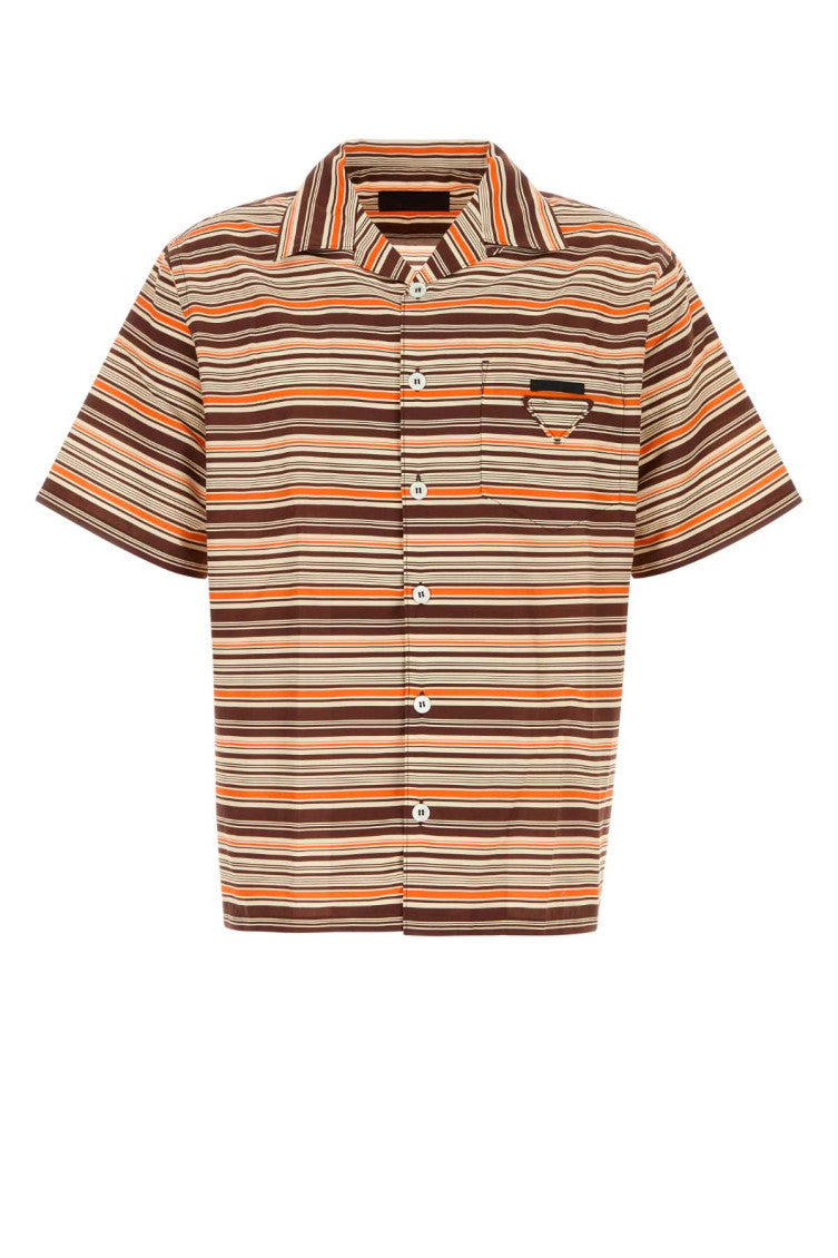 Multicolor Striped Bowling Shirt 1