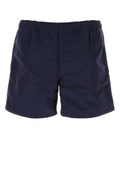 Navy blue nylon swimming shorts  1