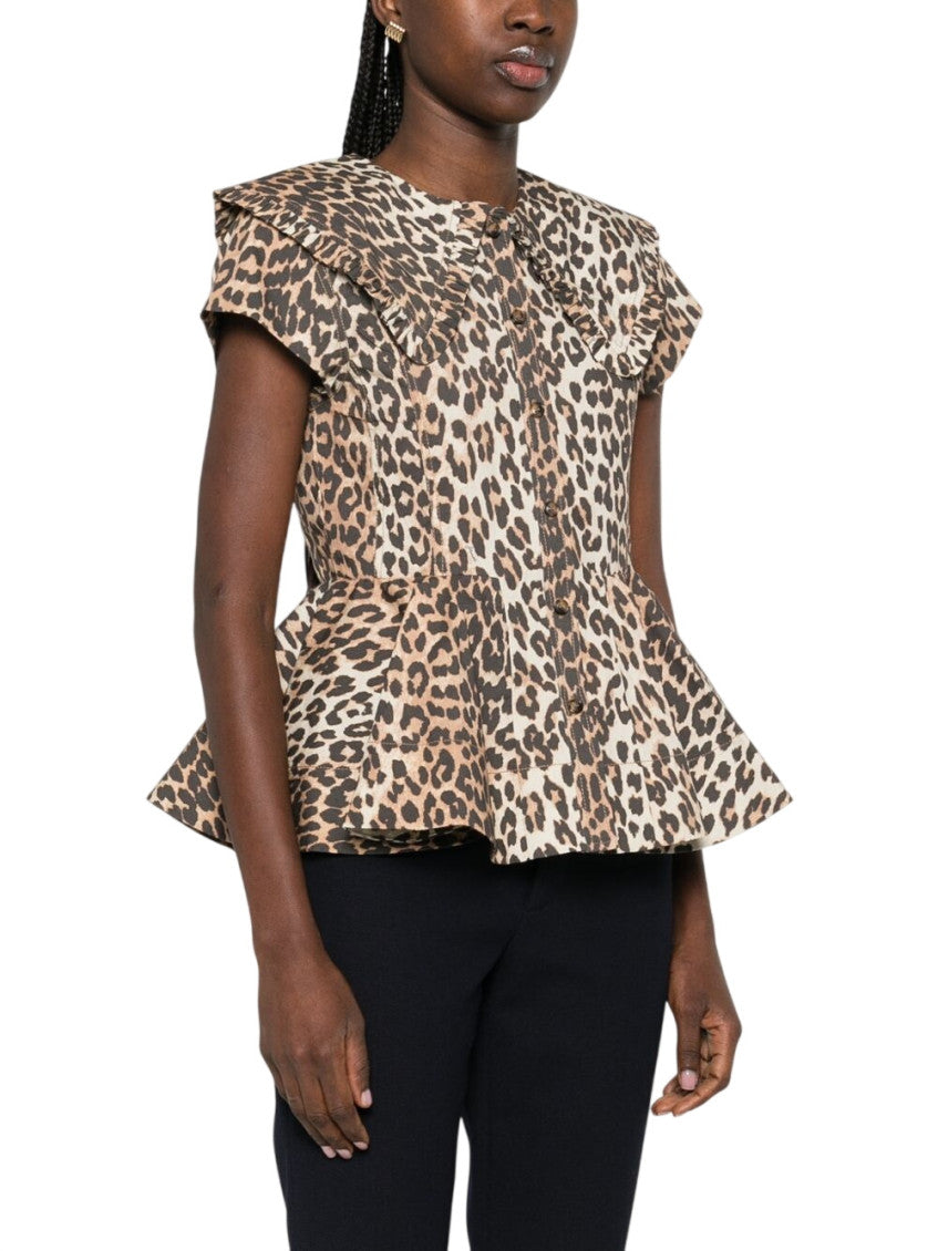 Brown Regular Printed Top 4