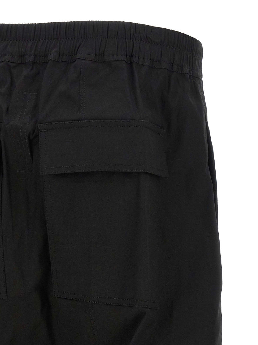 Black Solid Shorts 4