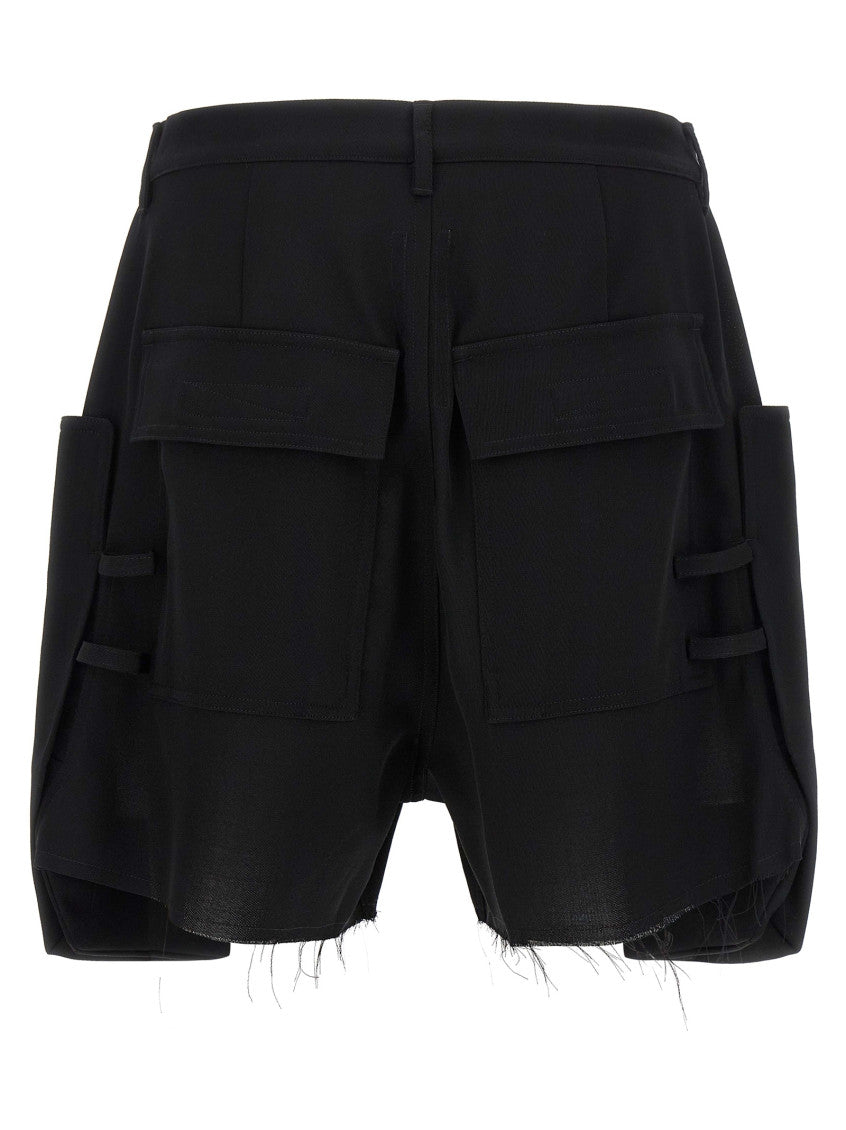 Black Solid Shorts 2