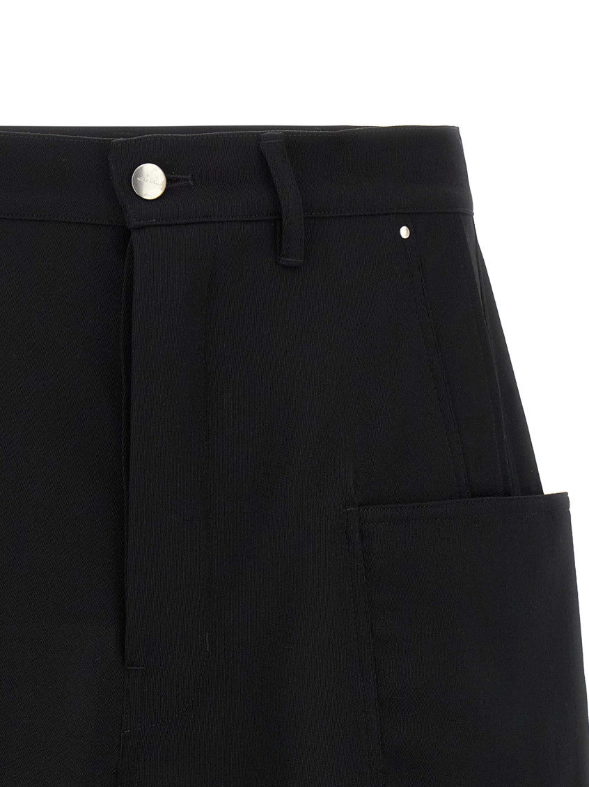 Black Solid Shorts 3