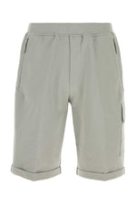 Grey Solid Shorts 1