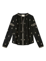 Black Embroidered Top 1