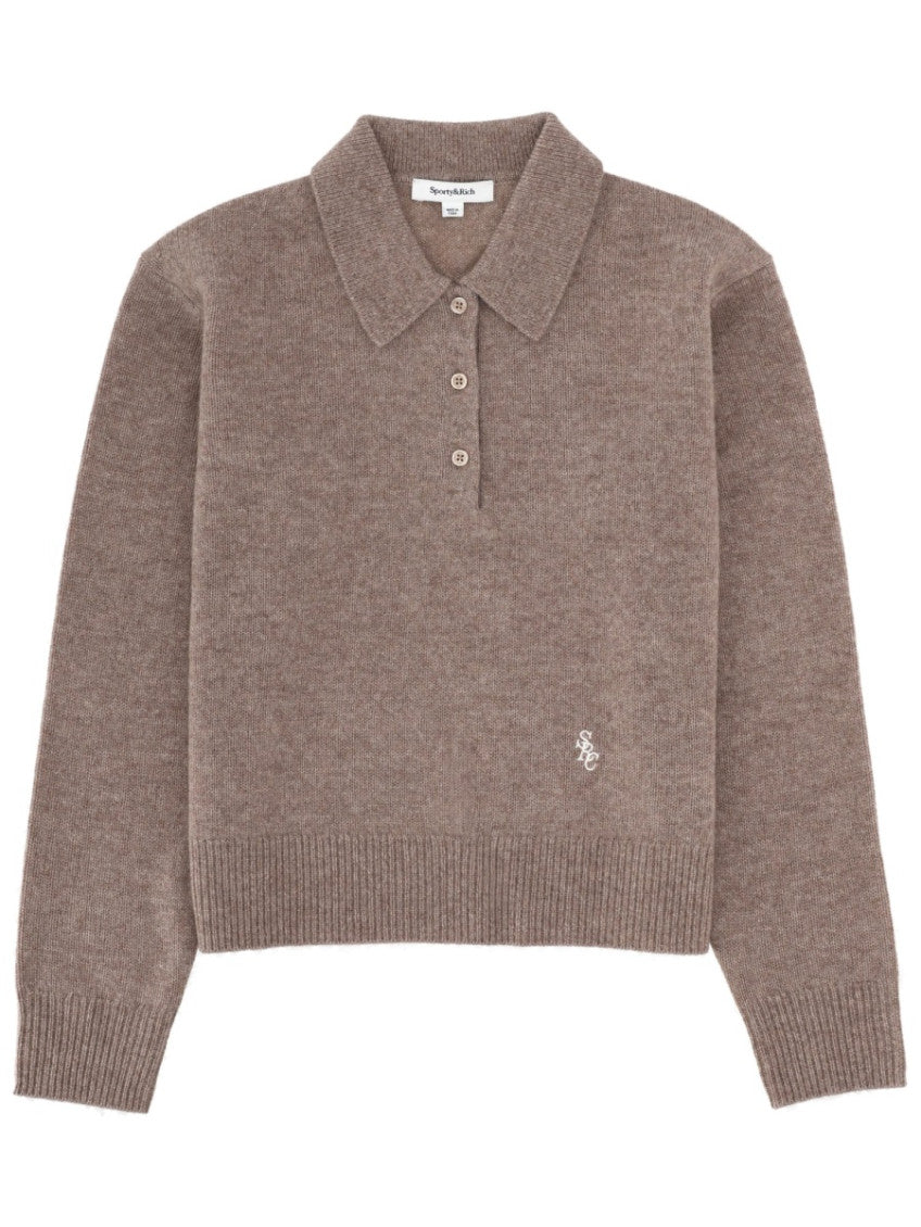 Light Brown Logo Polo 1