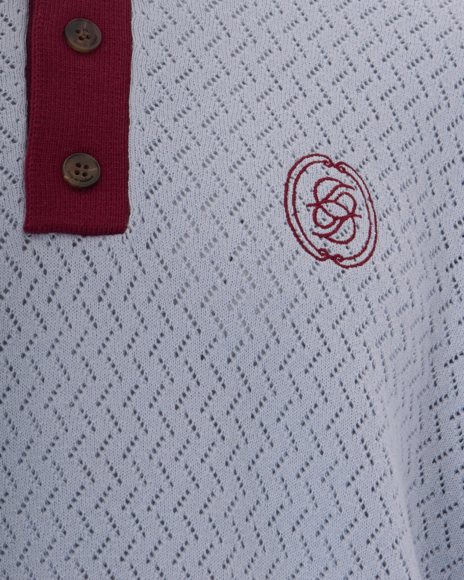 Light Blue Logo Polo 3