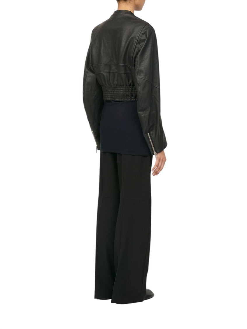 Black Cropped Jacket 4